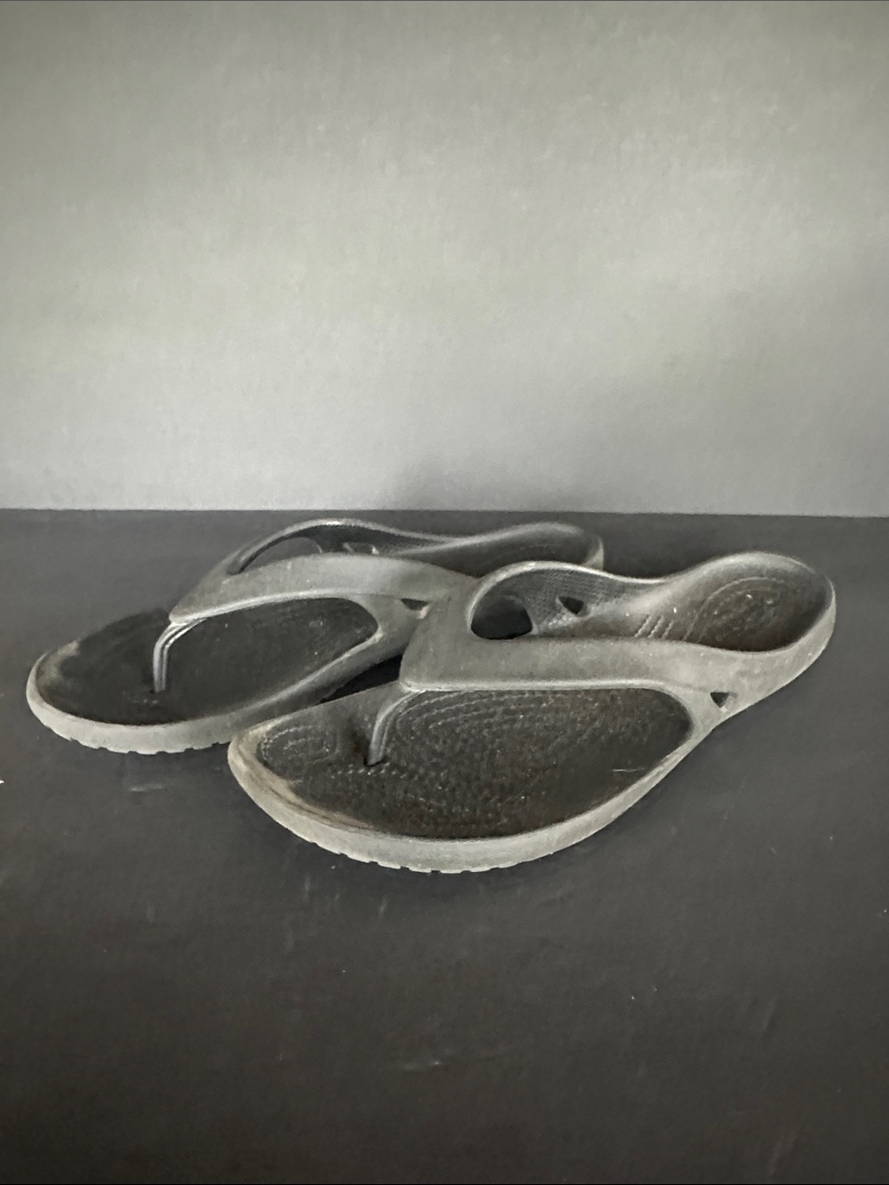 Black crocs sandals size 9 women’s